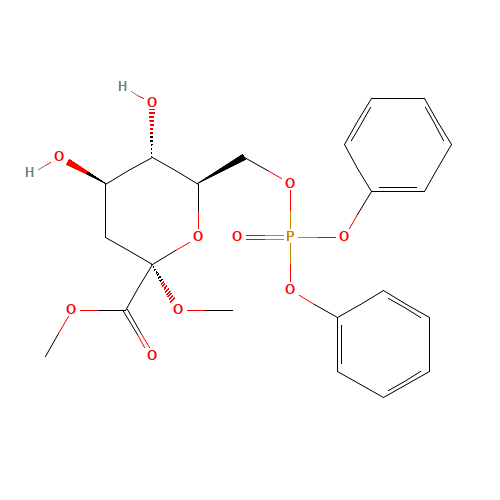 Methyl (Methyl 3-Deoxy-D-arabino-heptulopyranosid)onate-7-(diphenyl Phosphate) (CAS: 91382-79-5) - Related Chemical Product