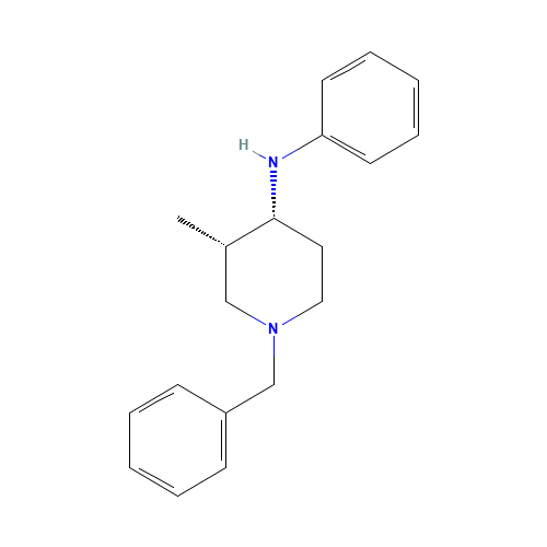 (3R,4S)-rel-3-Methyl-N-phenyl-1-benzyl-4-piperidinamine (CAS: 79278-34-5) - Related Chemical Product