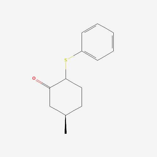 (5R)-5-Methyl-2-(phenylthio)cyclohexanone (Mixture of Diastereomers) (CAS: 101693-93-0) - Related Chemical Product