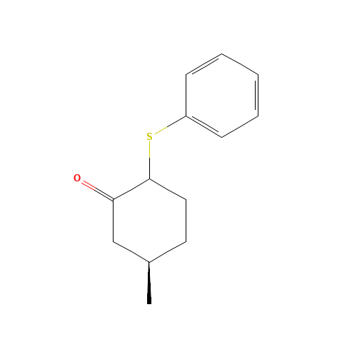 (5R)-5-Methyl-2-(phenylthio)cyclohexanone (Mixture of Diastereomers) (CAS: 101693-93-0) - Related Chemical Product