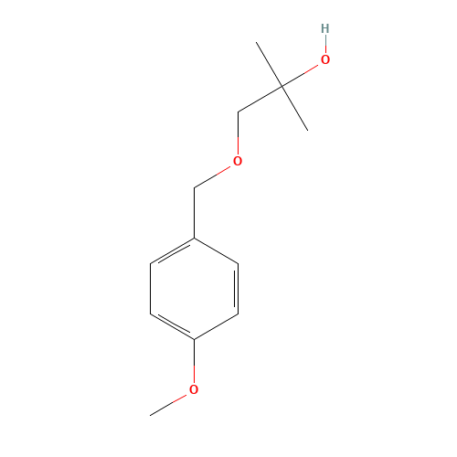 2-Methyl-1-(4-methoxyphenyl)methoxy-2-propanol (CAS: 154044-75-4) - Related Chemical Product