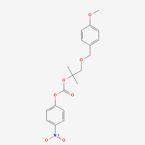 2-[Methyl-1-(4-methoxyphenyl)methoxy]propyl-4'-nitrophenyl Carbonate (CAS: 1076198-54-3) - Related Chemical Product