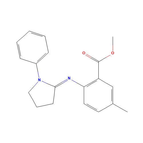 Methyl 5-Methyl-2-[(1-phenylpyrrolidene)amino]benzoate (CAS: 856925-73-0) - Related Chemical Product