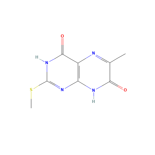 6-Methyl-2-methylthio-4,7(3H,8H)-pteridinedione (CAS: 138612-37-0) - Related Chemical Product