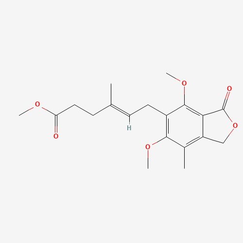 6-O-Methyl Mycophenolic Acid Methyl Ester (CAS: 60435-90-7) - Chemical Structure and Molecular Formula 