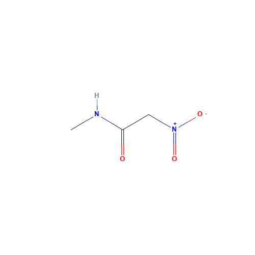 N-Methylnitroacetamide (CAS: 72078-82-1) - Chemical Structure and Molecular Formula 