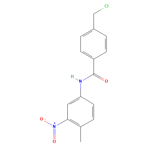N-(4-Methyl-3-nitrophenyl)-4-chloromethylbenzamide (CAS: 851319-32-9) - Related Chemical Product