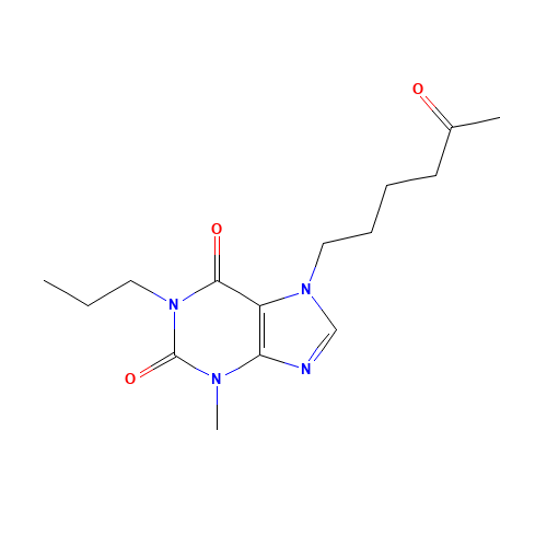 3-Methyl-7-(5-oxohexyl)-1-propylxanthine (CAS: 55242-58-5) - Related Chemical Product