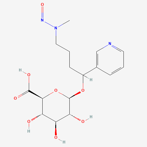 4-(Methylnitrosamino)-1-(3-pyridyl)-1-butanol N-b-D-Glucuronide (CAS: 350508-29-1) - Related Chemical Product