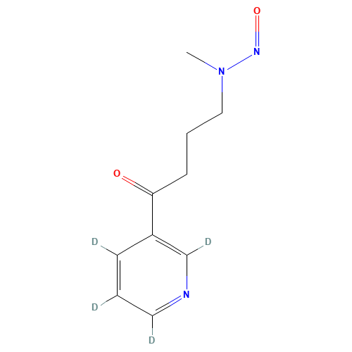 4-(Methylnitrosamino)-1-(3-pyridyl-d4)-1-butanone (CAS: 764661-24-7) - Related Chemical Product