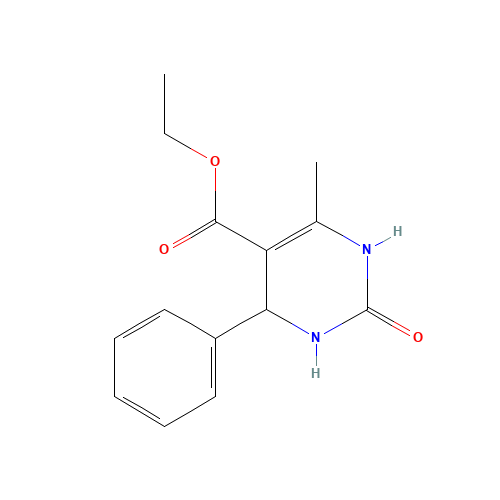 6-Methyl-2-oxo-4-phenyl-1,2,3,4-tetrahydro-pyrimidine-5-carboxylic Acid, Ethyl Ester (CAS: 5395-36-8) - Related Chemical Product