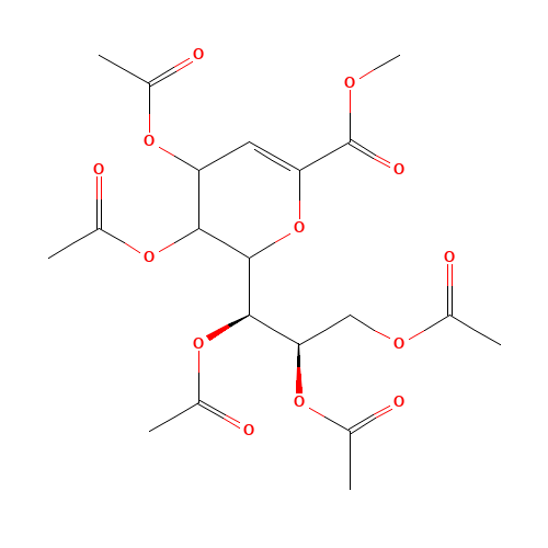Methyl 4,5,7,8,9-Penta-O-acetyl-2,6-anhydro-3-deoxy-D-glycero-D-galacto-non-2-enonate (CAS: 136737-07-0) - Related Chemical Product