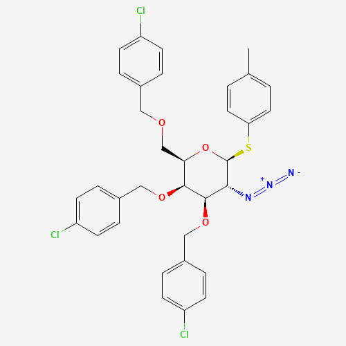 4-Methylphenyl 2-Azido-2-deoxy-3,4,6-tri-O-4-chlorobenzyl-1-thio-?-D-galactopyranoside (CAS: 117153-30-7) - Related Chemical Product