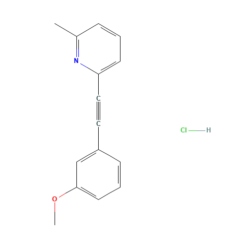 2-Methyl-6-[(3-methoxyphenyl)ethynyl]pyridine Hydrochloride (CAS: 823198-78-3) - Related Chemical Product