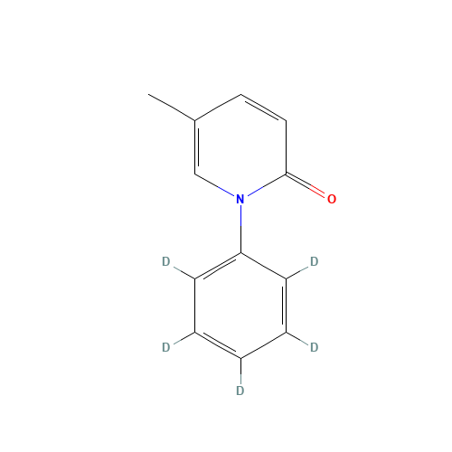 5-Methyl-N-phenyl-2-1H-pyridone-d5 ( Pirfenidone-d5 ) (CAS: 1020719-62-3) - Related Chemical Product