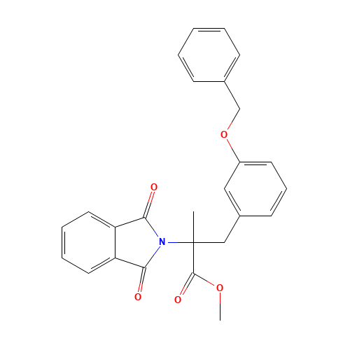 2-Methyl-2-phthalimidyl-3-(3'-benzoxyphenyl)propionic Acid Methyl Ester (CAS: 1076198-56-5) - Related Chemical Product