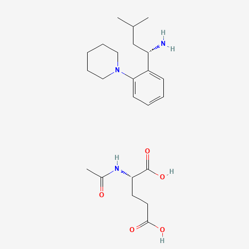 (S,S')-3-Methyl-1-(2-piperidinophenyl)butylamine, N-Acetyl-glutamate Salt (CAS: 219921-94-5) - Related Chemical Product