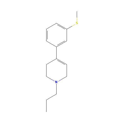 4-[3-(Methylsulfanyl)phenyl]-1-propyl-1,2,3,6-tetrahydro-pyridine (CAS: 1025882-24-9) - Related Chemical Product