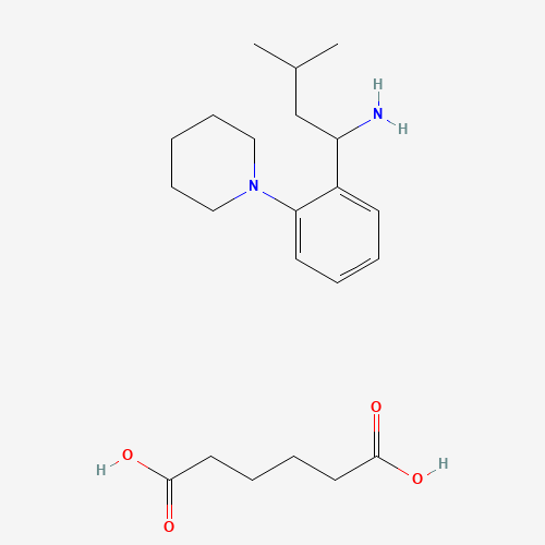 3-Methyl-1-(2-(1-piperidinyl)phenyl)butylamine Adipate (CAS: 1262393-01-0) - Related Chemical Product