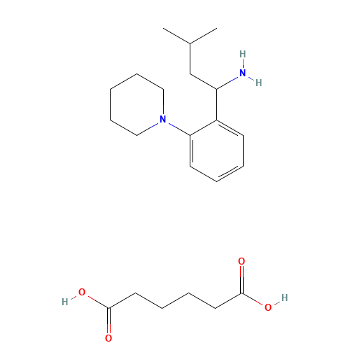3-Methyl-1-(2-(1-piperidinyl)phenyl)butylamine Adipate (CAS: 1262393-01-0) - Related Chemical Product