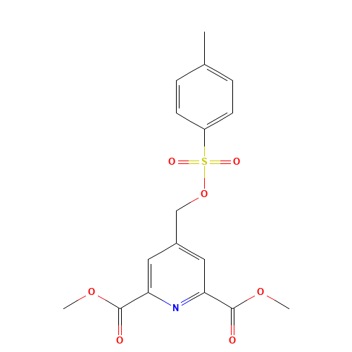 4-[[[(4-Methylphenyl)sulfonyl]oxy]methyl]-2,6-pyridinedicarboxylic Acid 2,6-Dimethyl Ester (CAS: 909247-46-7) - Related Chemical Product