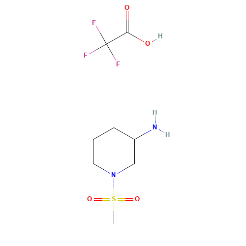 1-(Methylsulfonyl)-3-piperidinamine Trifluoroacetate (CAS: 1262309-99-8) - Related Chemical Product