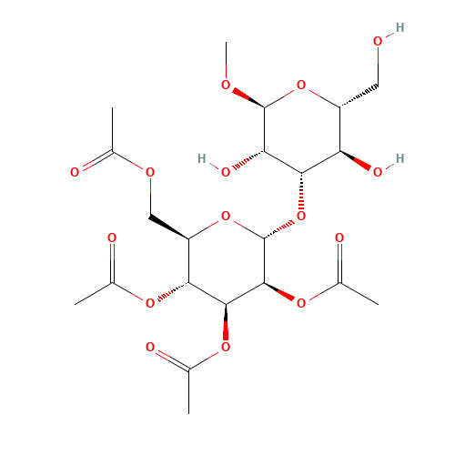 Methyl 3-O-(2',3',4',6'-O-Tetraacetyl-a-D-mannopyranosyl)-a-D-mannopyranoside (CAS: 71978-78-4) - Related Chemical Product
