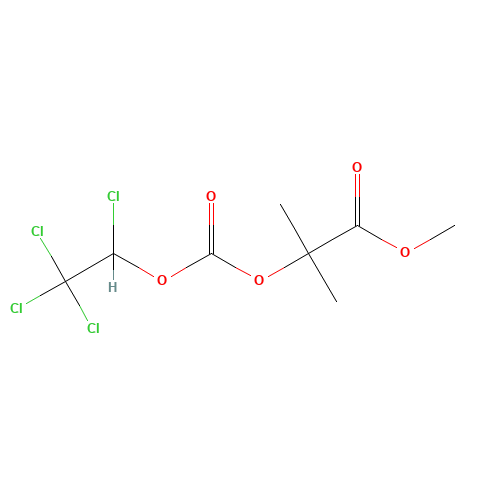 2-Methyl-2-[[(1,2,2,2-tetrachloroethoxy)carbonyl]oxy]propanoic Acid Methyl Ester (CAS: 160651-93-4) - Related Chemical Product