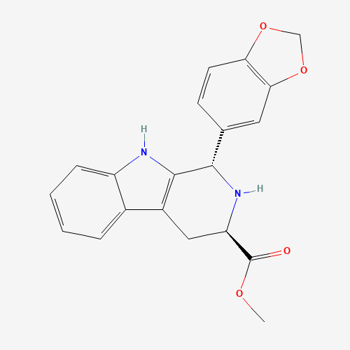 (1S,3R)-Methyl-1,2,3,4-tetrahydro-1-(3,4-methylenedioxyphenyl)-9H-pyrido[3,4-b]indole-3-carboxylate (CAS: 171596-42-2) - Related Chemical Product