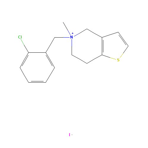N-Methyl Ticlopidine Iodide (CAS: 60612-09-1) - Related Chemical Product
