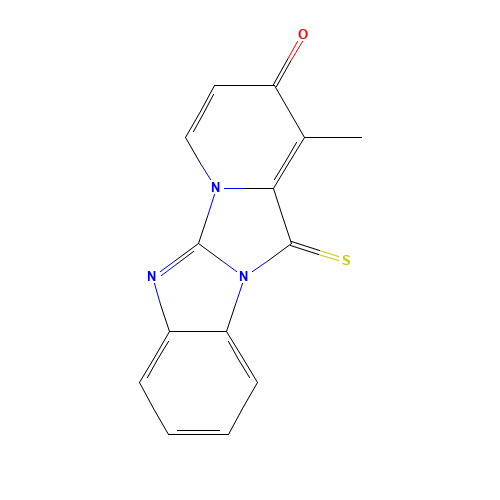 1-Methyl-12-thioxopyrido[1,2,3,4]imidazole-[1,2-a]benzimidazole-2(12H)-one (CAS: 1246819-06-6) - Related Chemical Product