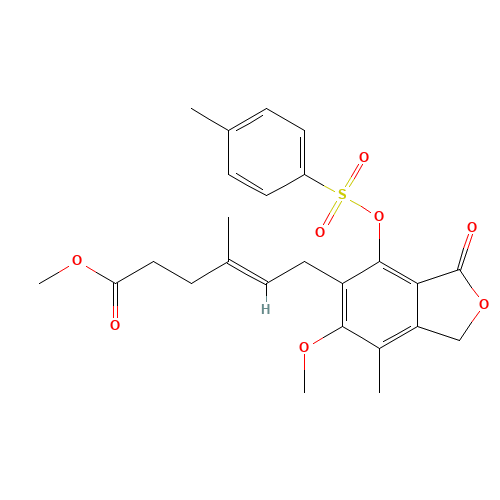 Methyl 4'-Tosylmycophenolate (CAS: 171808-02-9) - Chemical Structure and Molecular Formula 