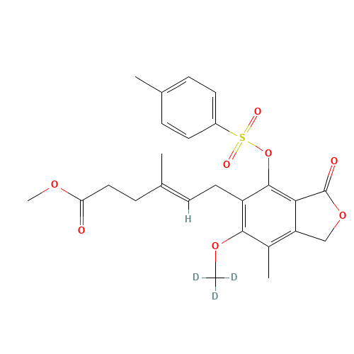 Methyl 4'-Tosyl Mycophenoate-6-methyl-d3 (CAS: 1185240-84-9) - Related Chemical Product
