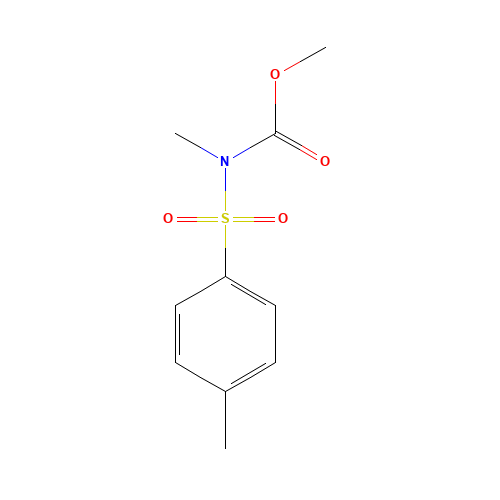 N-Methyl(p-tosyl)carbamic Acid Methyl Ester (CAS: 32258-50-7) - Chemical Structure and Molecular Formula 
