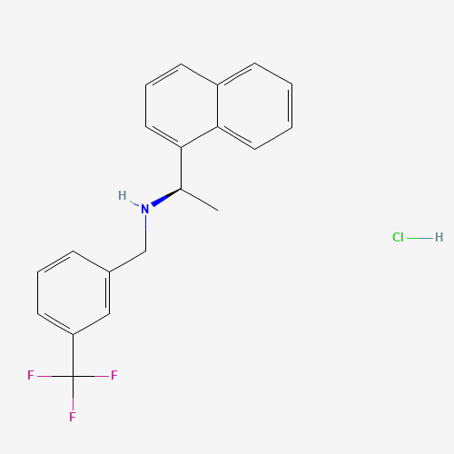 (aR)-a-Methyl-N-[[3-(trifluoromethyl)phenyl]methyl]-1-naphthalenemethanamine Hydrochloride (CAS: 1229225-42-6) - Related Chemical Product