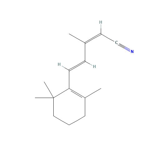(2Z,4E)-3-Methyl-5-(2,6,6-trimethyl-1-cyclohexen-1-yl)penta-2,4-dienenitrile (CAS: 1155402-76-8) - Related Chemical Product