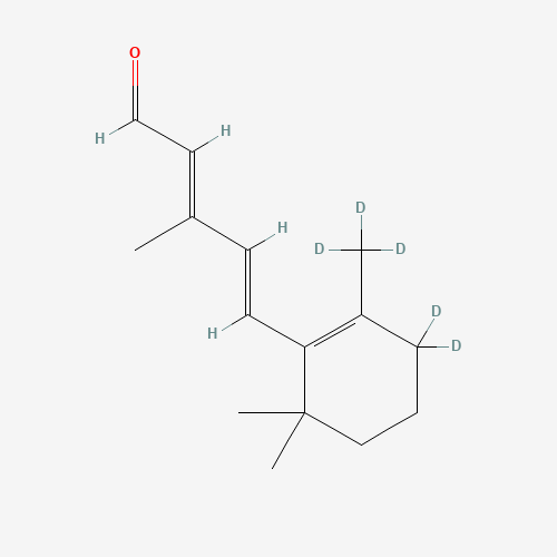3-Methyl-5-[2,6,6-trimethyl-1-(cyclohexen-d5)-1-yl]-penta-2,4-dienal (CAS: 1185244-72-7) - Related Chemical Product