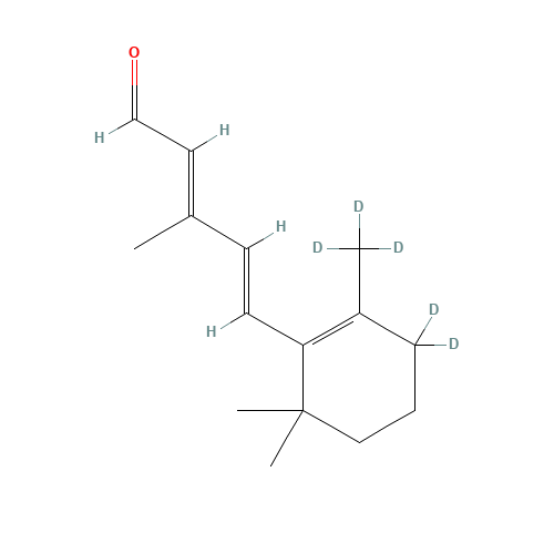 3-Methyl-5-[2,6,6-trimethyl-1-(cyclohexen-d5)-1-yl]-penta-2,4-dienal (CAS: 1185244-72-7) - Related Chemical Product