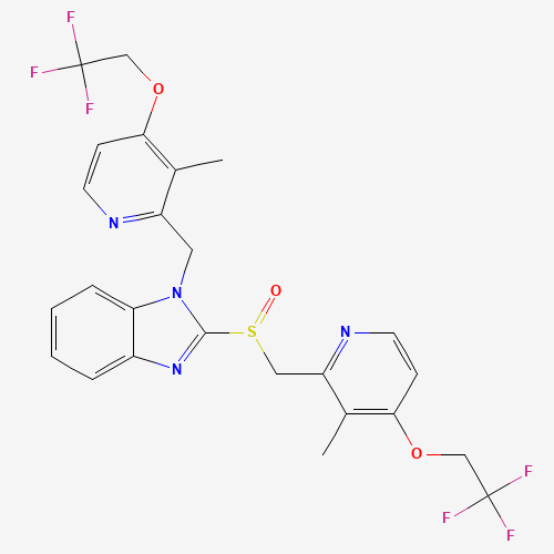 N-[3-Methyl-4-(2,2,2-trifluoroethoxy)-2-pyridinyl]methyl Lansoprazole (CAS: 1083100-26-8) - Related Chemical Product