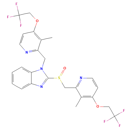 N-[3-Methyl-4-(2,2,2-trifluoroethoxy)-2-pyridinyl]methyl Lansoprazole (CAS: 1083100-26-8) - Related Chemical Product
