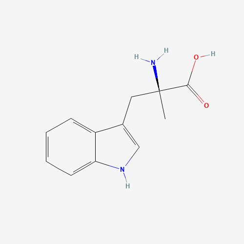 a-Methyl-L-tryptophan (CAS: 16709-25-4) - Chemical Structure and Molecular Formula 