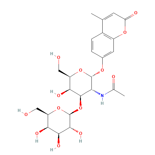 4-Methylumbelliferyl 2-Acetamido-2-deoxy-3-O-(b-D-galactopyranosyl)-a-D-galactopyranoside (CAS: 210357-36-1) - Related Chemical Product