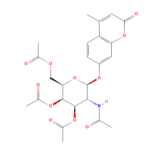 4-Methylumbelliferyl 2-Acetamido-2-deoxy-3,4,6-tri-O-acetyl-b-D-Galactopyranoside (CAS: 124167-46-0) - Related Chemical Product