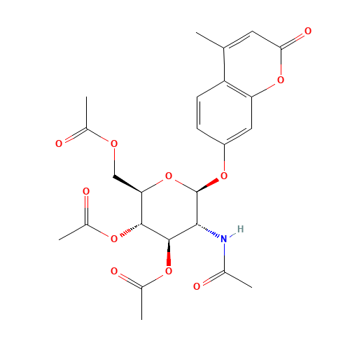 4-Methylumbelliferyl 2-Acetamido-2-deoxy-3,4,6-tri-O-acetyl-a-D-Glucopyranoside (CAS: 124167-45-9) - Related Chemical Product