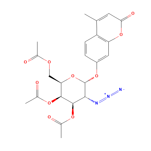4-Methylumbelliferyl 3,4,6-tri-O-Acetyl-2-azido-2-deoxy-a-D-galactopyranoside (CAS: 124167-43-7) - Related Chemical Product