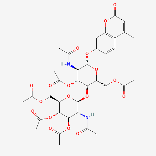 4-Methylumbelliferyl Di-N-Acetyl-b-D-chitobiose Peracetate (CAS: 122147-95-9) - Related Chemical Product