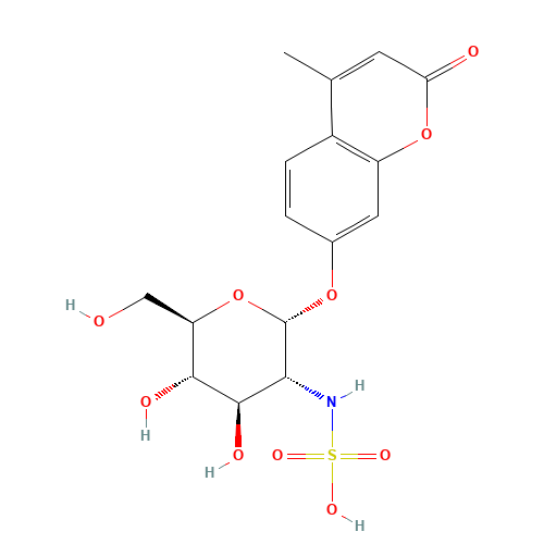 4-Methylumbelliferyl 2-Sulfamino-2-deoxy-a-D-glucopyranoside (CAS: 180088-52-2) - Related Chemical Product