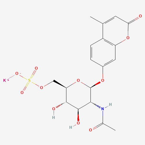 4-Methylumbelliferyl 6-Sulfo-2-acetamido-2-deoxy-b-D-glucopyranoside Potassium Salt (CAS: 210357-38-3) - Related Chemical Product