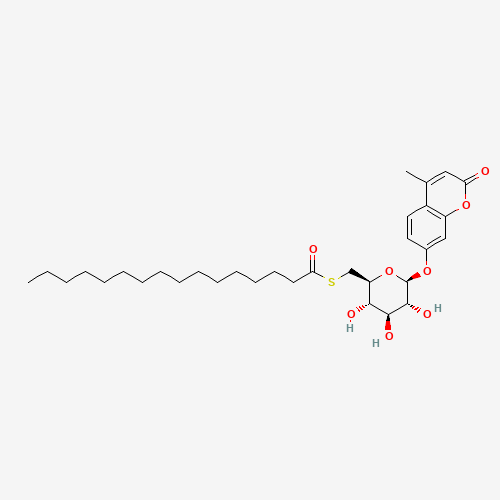 4-Methylumbelliferyl 6-Thio-palmitate-b-D-glucopyranoside (CAS: 229644-17-1) - Related Chemical Product