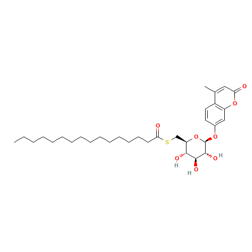 4-Methylumbelliferyl 6-Thio-palmitate-b-D-glucopyranoside (CAS: 229644-17-1) - Related Chemical Product